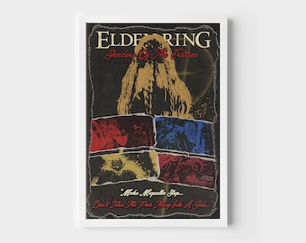 Elden Ring Shadow Of the Erdtree Game Poster Print | Gaming Poster | Miquella Poster | Fromsoftware | Poster | Gaming Wall Poster