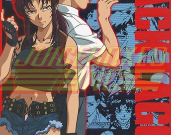 ブラック・ラグーン アニメポスター | レヴィとロックのポスター