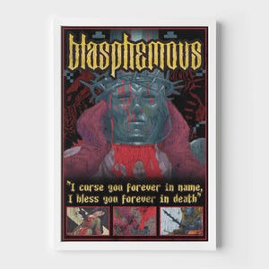 Impresión de póster sobre excomuniones blasfemas