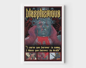 Blasphemous Excommunications Poster print