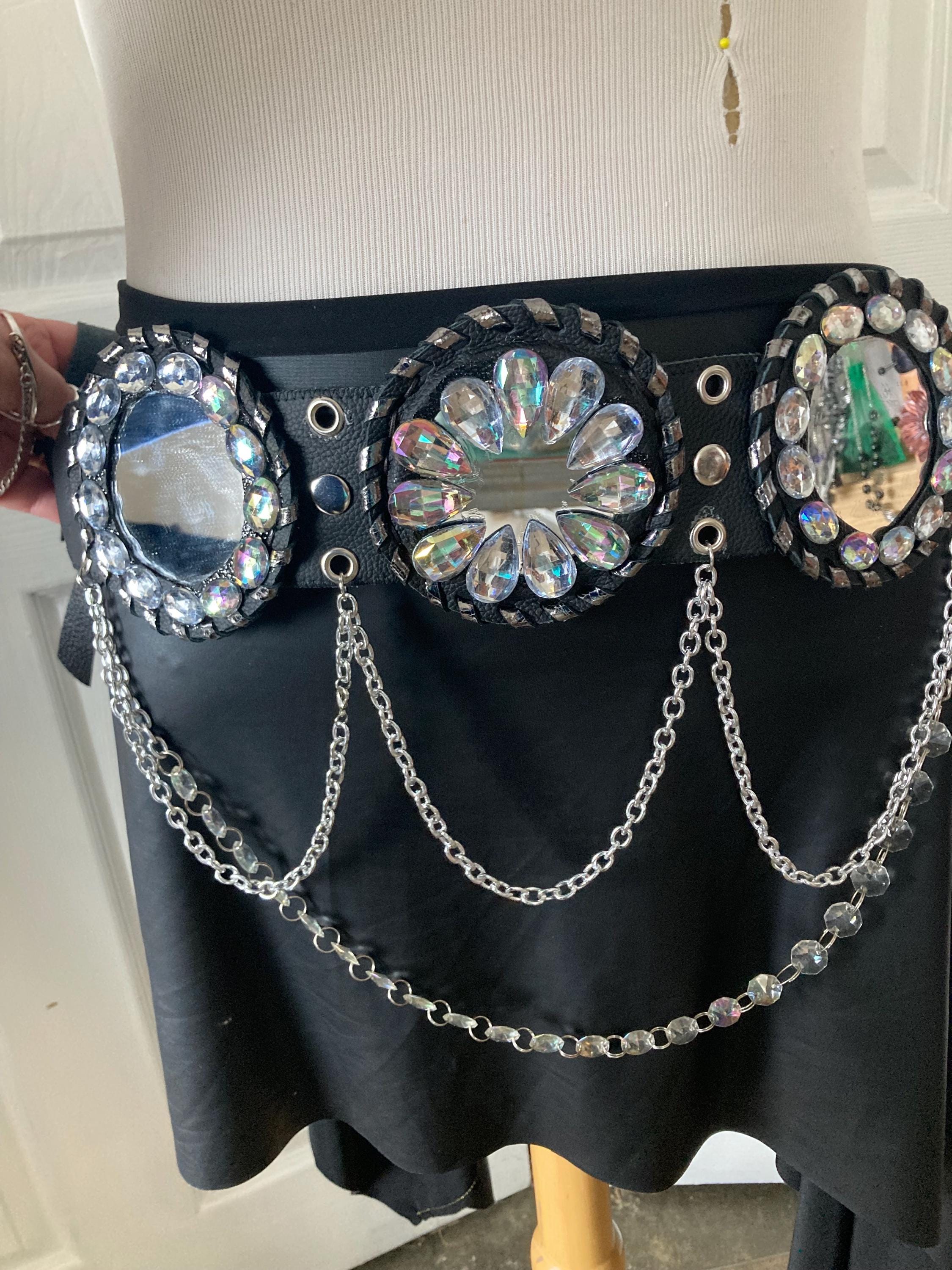 Leather Belly Dance Belt - Etsy display picture 1