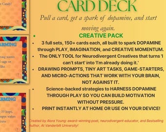DOPAMINE FARMING card deck: CREATIVE