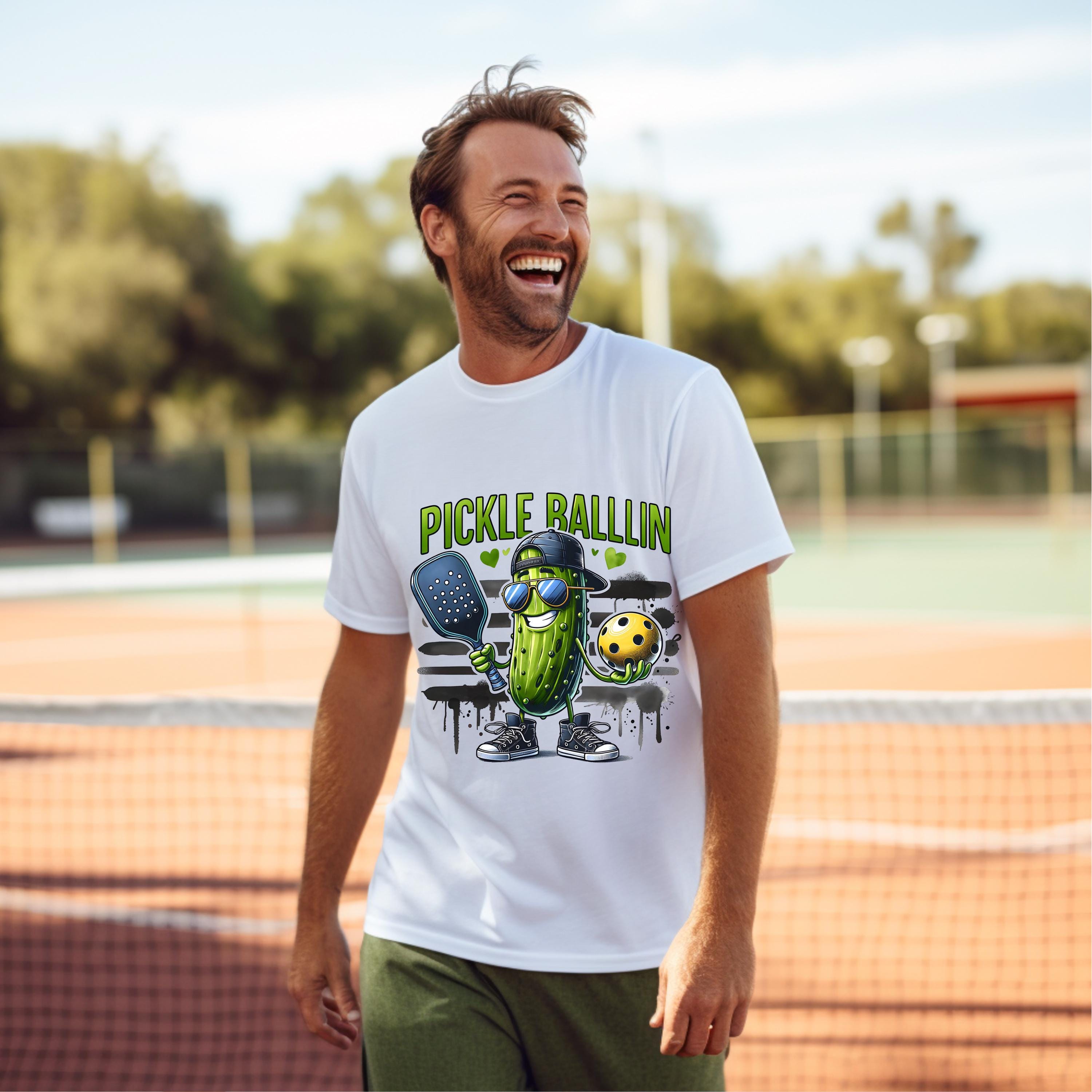 Pickle Ballin Shirt PNG Sublimation Design Instant Digital Download, Pickleball Lover Sport Trendy Design, Tshirt Design, DTF Design, UVDTF
