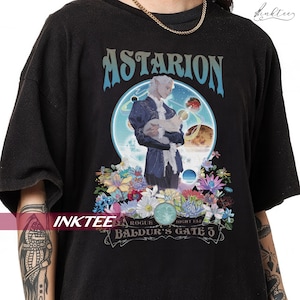 Astarion shirt, astarion inspired, baldurs gate 3, pale elf astarion, bg3 astarion, astarion, baldurs gate 3 astarion, astarion girl dinner