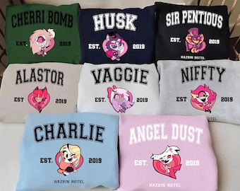 Hazbin Hotel Limited Vintage Unisex Merch, Hazbin Hotel Season 2 Shirt & Hoodie, Hazbin Retro Vintage Tee, Hazbin Hotel sweatshirt