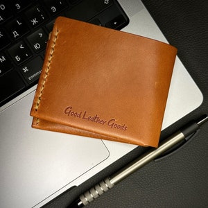 Handgemaakte portemonnee, portemonnee voor mannen, perfect cadeau, volnerf lederen portemonnee, bruine leren portemonnee, portemonnee voor kaarten contant, valentijnscadeau