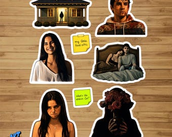 Obsession 2026 Inspired Nikki & Bear Sticker Pack, 8 Vinyl Movie Decals