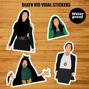 Adesivo fan art ispirato a Death from Agatha All Along / Adesivo Death Rio Vidal / Decalcomanie in vinile Kiss-Cut / Fan-art