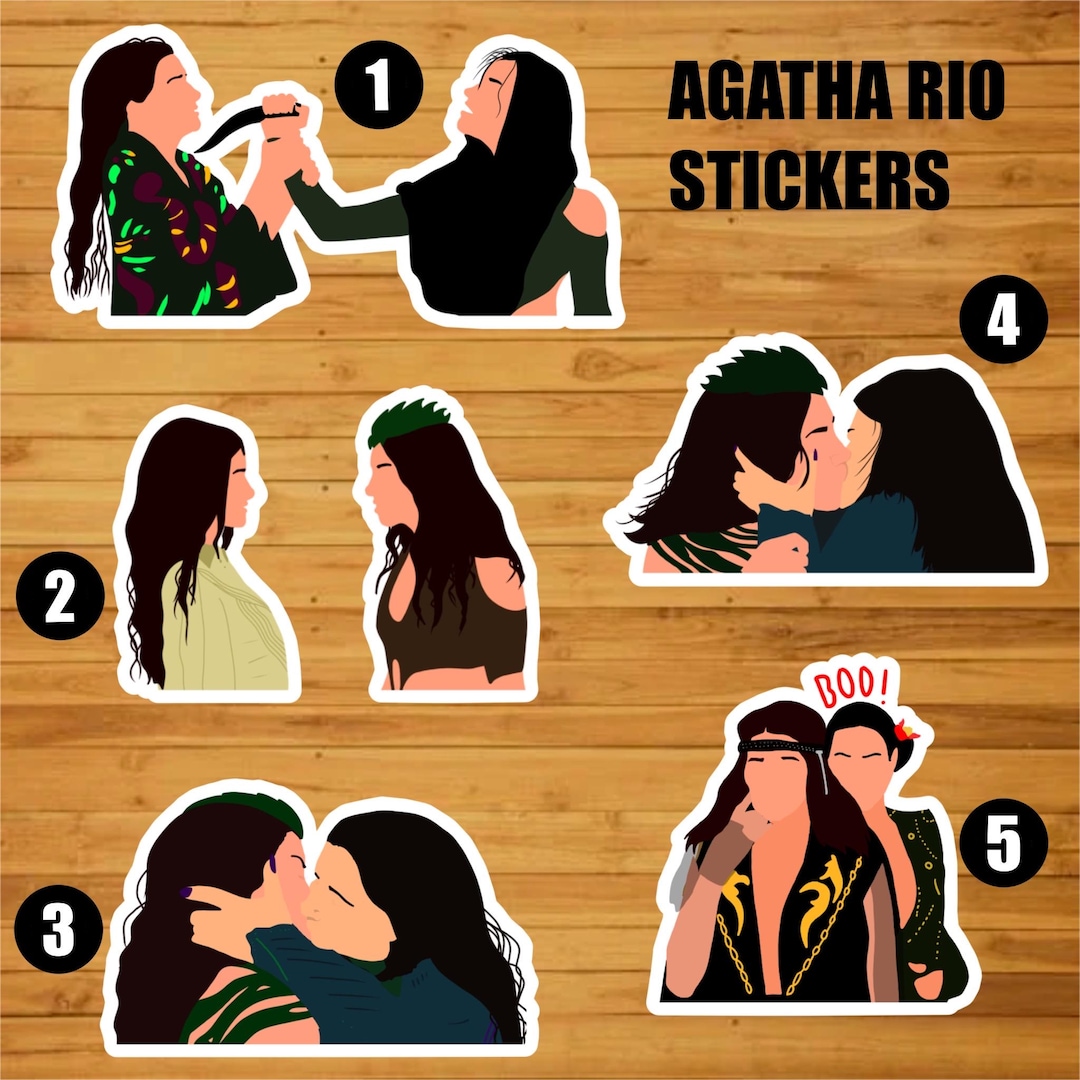 Agatha Rio Agatha All Along Inspired Fan Art Sticker Death Rio Vidal
