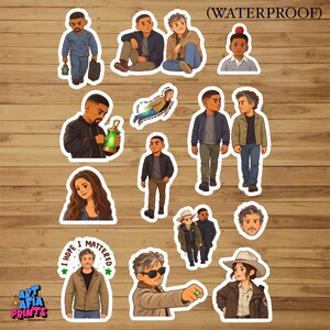 Lanterns 2026 Green Lantern Sticker Sheet with 13 Fan Art Stickers for Laptop Kindle Water Bottle and Journal