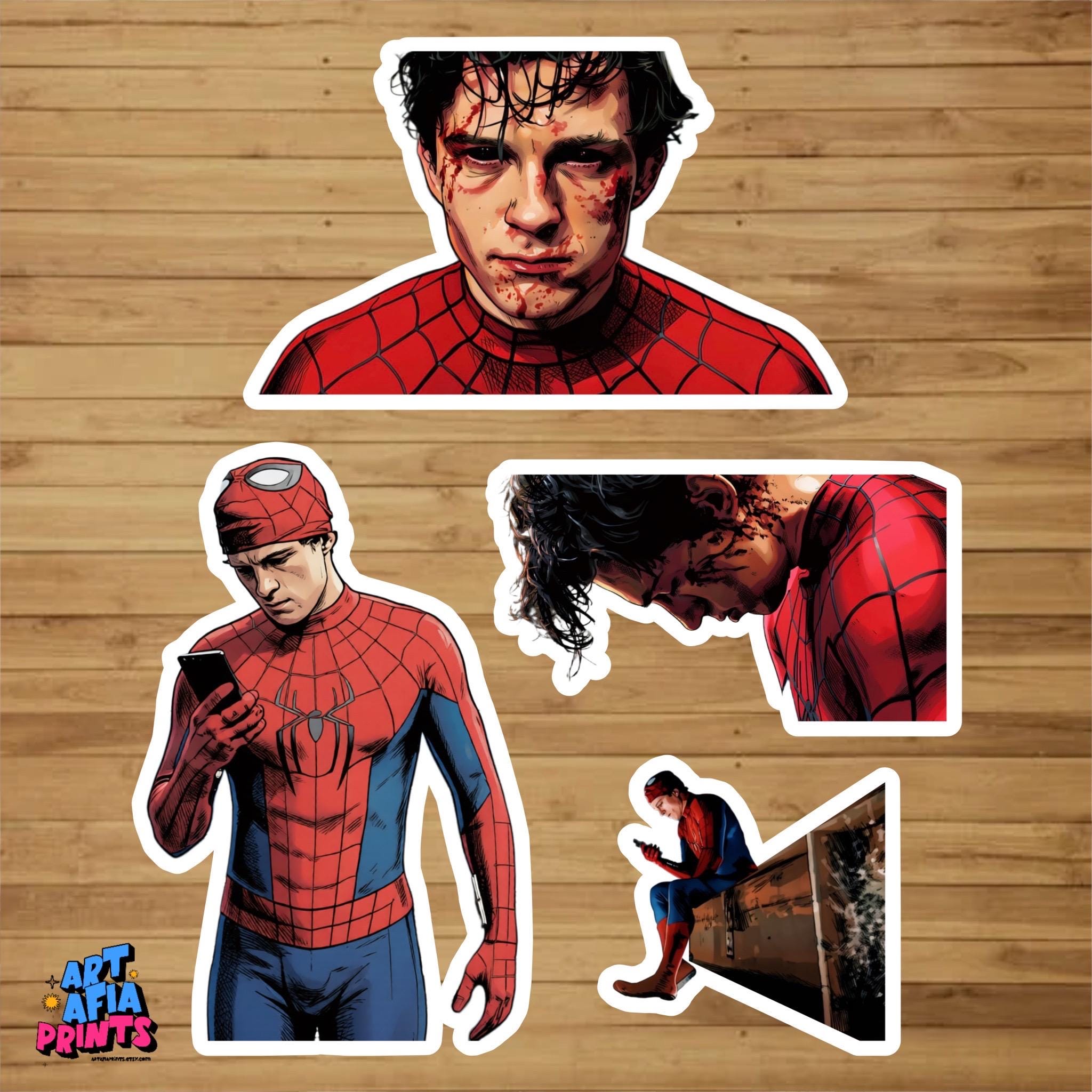 Vintage Spider-man Brand New Day Inspired Sticker Pack - Etsy