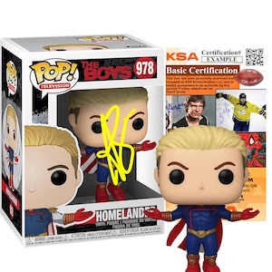 Antony Starr Autogramm Homelander Funko Pop | The Boys Homelander | Signatur mit COA