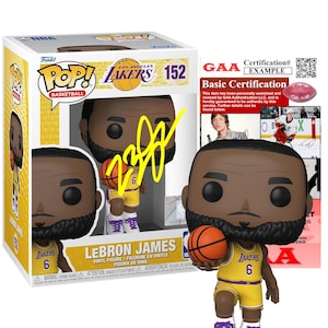 LeBron James Autographed Lakers NBA Funko Pop | Los Angeles Lakers | Signature with COA