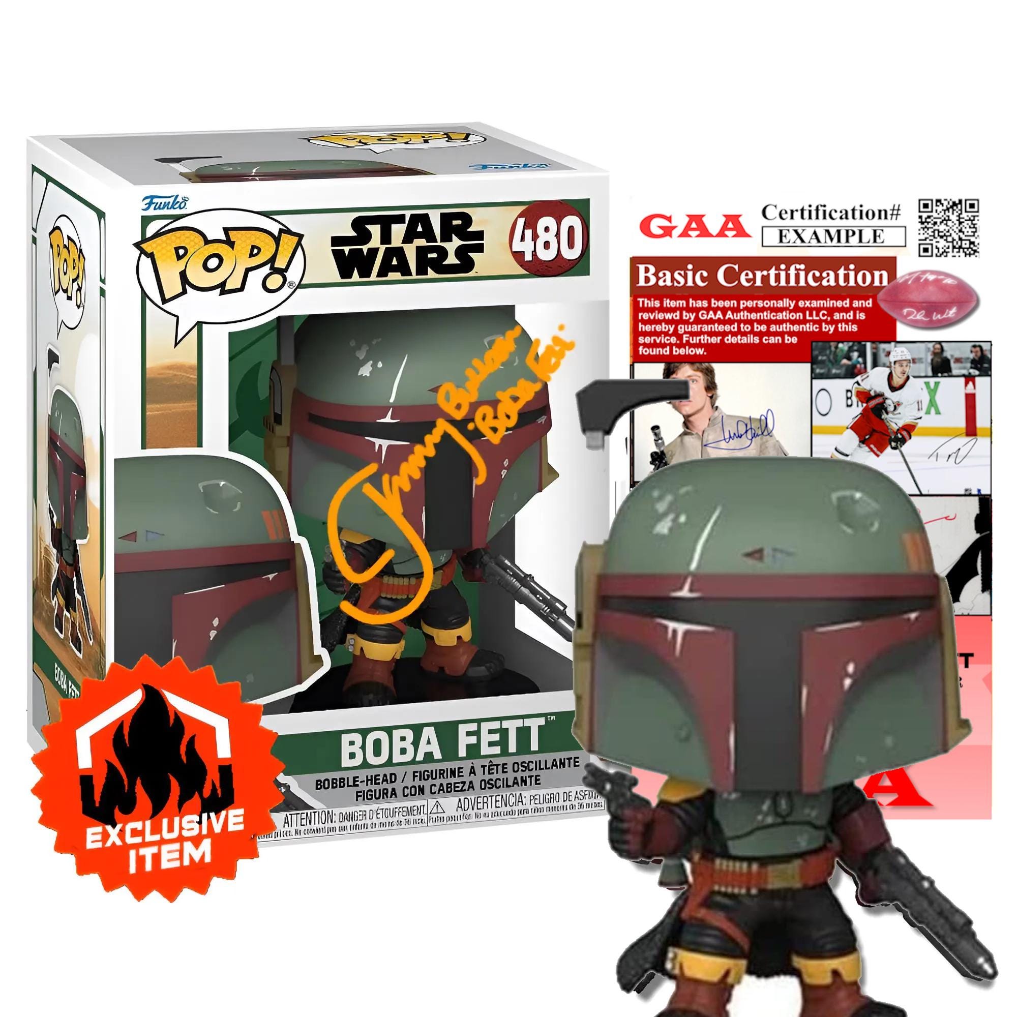Boba fett autograph - Etsy 日本