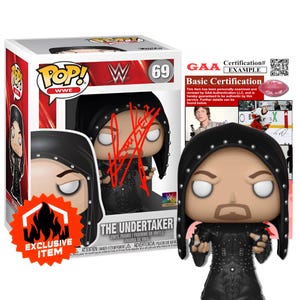 The Undertaker Autographed WWE Funko Pop | Wrestling | Signature with COA