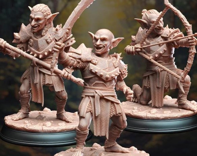 Goblin Miniature Set | Goblin  Minis | Multiple Scales | By DM Stash
