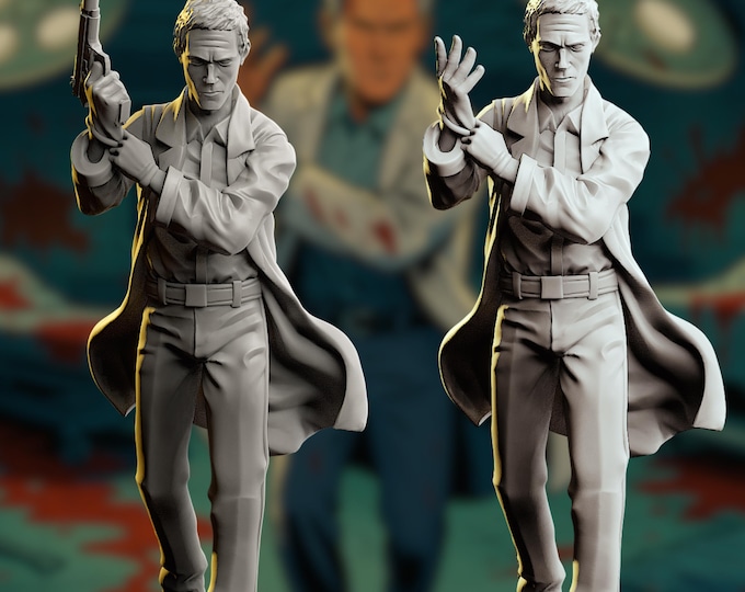 Apocalypse Doctor Mini Set | Dual Poses: Surgeon Survivor and Assassin Medic | by Vaultz Miniatures