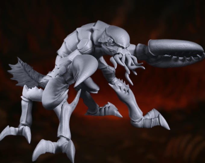 Tentacled Crab Monster Mini | Abyssal Claw Monstrosity for Tabletop Encounters | by Monster Atlas