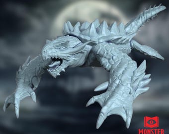Dragon Turtle Mini | Gargantuan Sea Monster Miniature | Legendary Creature Encounter | By Monster Atlas