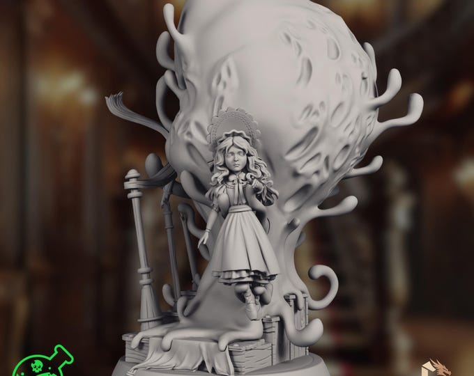 Memory Ooze Boss Mini | Eldritch Pseudopod Miniature | Child Simulacrum Scene | TPK Labs