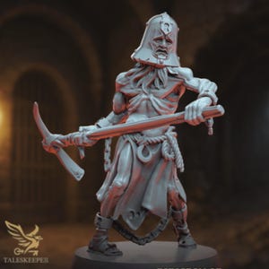 Gefesselte Wächterin Mini | Dungeon Horror NPC | Verwünschter Jailer Miniatur | Von Tales keeper