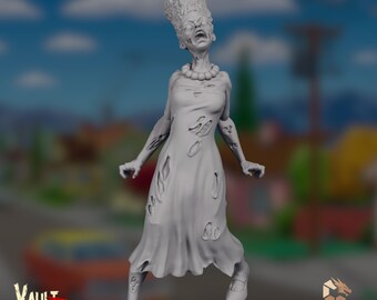 Zombie Mother Mini | Undead Horror Miniature | Apocalypse Villain Monster | VaultZ