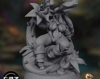 Miniatura de ninfa del bosque dríada / Criatura espiritual feérica / Opciones aptas para todos los públicos / Opciones para adultos / Gaz Minis
