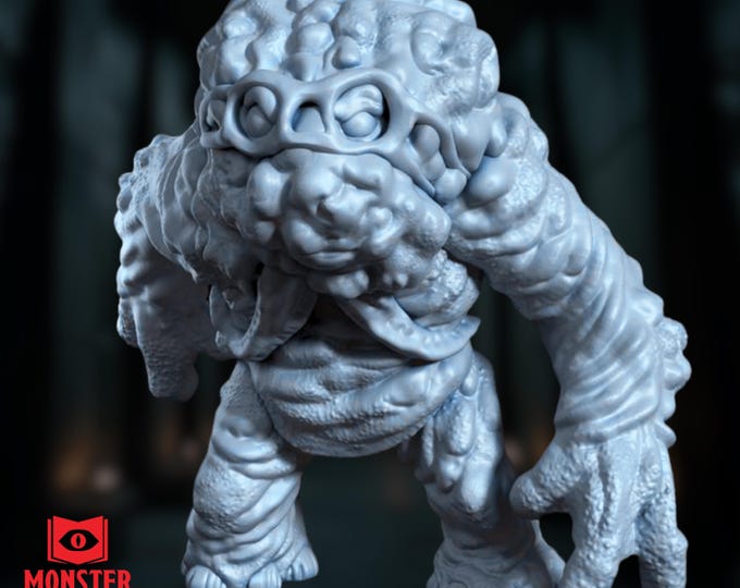 Knowledge Eater Mini | Intellect Horror Creature | Psychic Ooze Miniature | By Monster Atlas