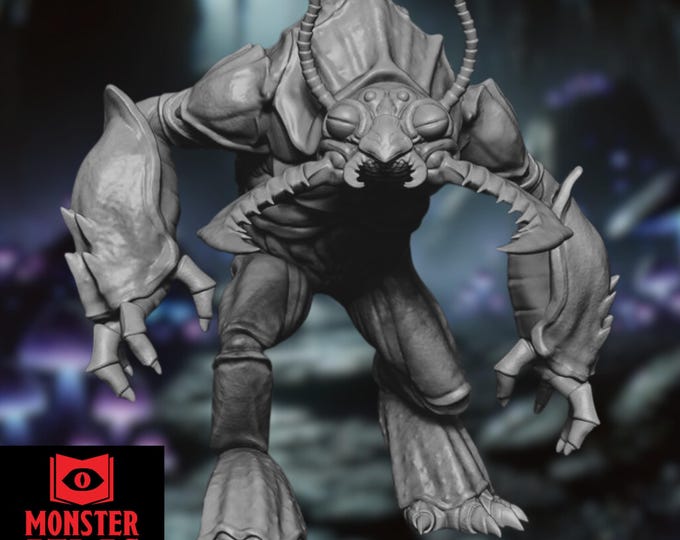 Insectoid Hulk Mini | Underdark Monster Miniature – By Monster Atlas