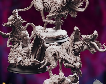 Eldritch Hound Mini Set | Shapeshifting Horror Dogs| Canine Mutations | DM Stash