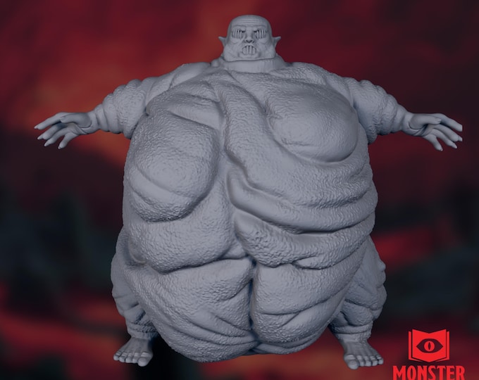 Nupperibo Devil Mini | Fat Grotesque Devil Mini | Blind Fiend Servant of the Nine Hells | By Monster Atlas