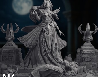 Eternal Youth Queen Model Kit | Dark Fantasy Diorama Display | By Nerikson