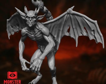 Stinging Imp Mini | Scorpion-Tailed Devil Servant Miniature From the Infernal Realms | By Monster Atlas