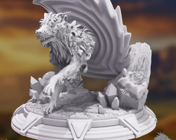 Blink Dog Familiar Mini | Magical Teleporting Canine Companion | By DM Stash