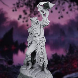 Dragon Cultist Miniature: Sorcerer Warlock NPC Leader - DM Stash