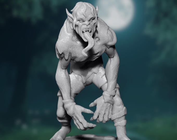 Creepy Ghoul Mini | Flesh-Hungry Undead Monster | Zombie Ghast Mini | By Monster Atlas