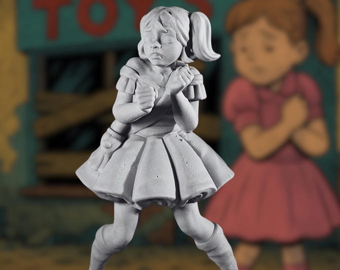Baseball Bat Girl Survivor Mini | Brave Girl Survivor Miniature for AFMBE & Dead Reign