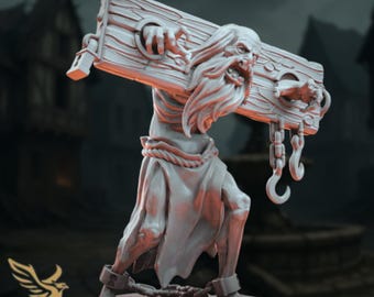 Tortured Prisoner Mini | Shackled Captive Horror NPC for Creepy Dungeon Settings | By Tales Keeper