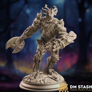 Treant Forest Guardian Miniature | Towering Woodland Monster Mini | By DM Stash