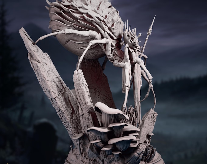 Giant Spider Queen Diorama | Terrifying Dungeon Boss Mini | Creeping Arachnid | By DM Stash