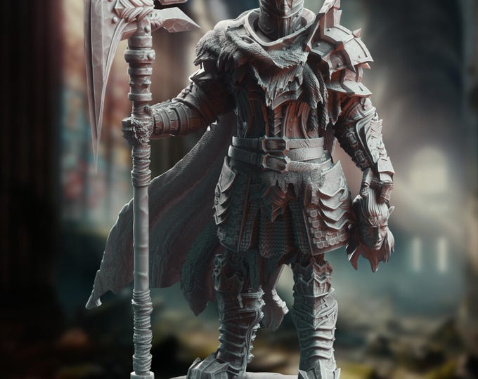 Dark Knight 5e Mini | Masked Executioner | Undead Warlord  Miniature | DM Stash