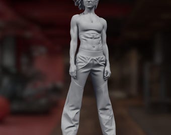 Modern Gym Girl Mini | Fitness Trainer Civilian | 32mm–75mm Resin RPG Diorama Scale Model
