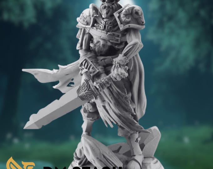 Undead Guard  Miniature | Zombie Guard  Mini | Multiple scale options | By DM Stash