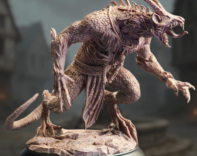 Twisted Experiment Demon Mini | Horned Demon Mutation Monster for Horror Campaigns | By DM Stash