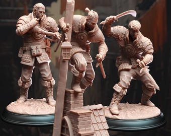 Bandit Miniature Set | Thugs, Outlaws, Brigands, Marauders |  Minis | By DM Stash