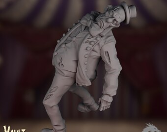 The Slumped Clown | Top-Hat Zombie Clown | Walking Corpse Performer | By VaultZ