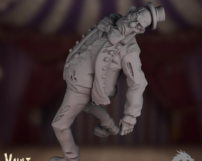 The Slumped Clown | Top-Hat Zombie Clown | Walking Corpse Performer | By VaultZ