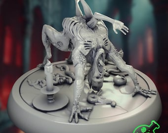 Failed Ritual Summoning Horror Mini | Eldritch Twisted Flesh Monster | By TPK Labs