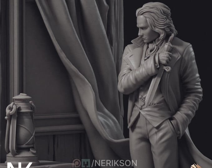 Dorian Gray Resin Model Kit | Gothic Novel Character Display | Classic Fiction Diorama by Nerikson