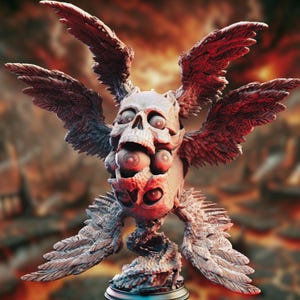 TOWERING Angel of Death  Mini | 10&quot; Tall and Wide! | Massive Death Seraph  Miniature | DM Stash